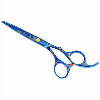 професионална япония 440c 5.5 6 инча ножици за коса с цветя фризьорски ножици за подстригване makas комплект фризьорски ножици