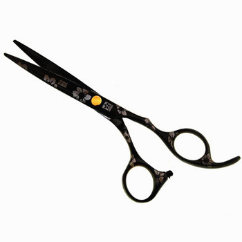 професионална япония 440c 5.5 6 инча ножици за коса с цветя фризьорски ножици за подстригване makas комплект фризьорски ножици