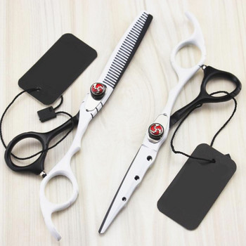 4 цветни професионални 6-инчови японски ножици за подстригване 440c комплект ножици за подстригване фризьорски инструменти фризьорски ножици