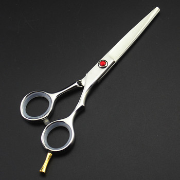 Професионална jp 440c стомана 5,5 инча червен скъпоценен камък ножици за рязане на фризьорски инструменти фризьорски ножици за подстригване фризьорски ножици