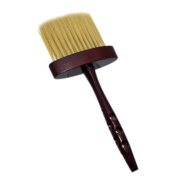 Професионален бръснар Подстригване на врата Четка за прах за салон Дървена дръжка Счупена метене Почистващ гребен Стилист Четка за коса Инструменти