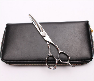 5,5" 16 cm JP 440C logotip za graviranje Srebrne frizerske škare Škare za stanjivanje Škare za rezanje Profesionalne škare za kosu C9001