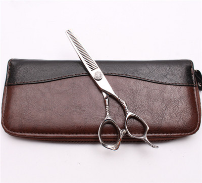 5,5" 16 cm JP 440C logotip za graviranje Srebrne frizerske škare Škare za stanjivanje Škare za rezanje Profesionalne škare za kosu C9001