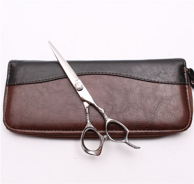 5,5" 16 cm JP 440C logotip za graviranje Srebrne frizerske škare Škare za stanjivanje Škare za rezanje Profesionalne škare za kosu C9001