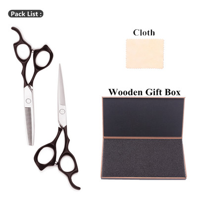 Hiar škare/škare za rezanje Profesionalne 6.0" Customize Logo Japanski čelik Visokokvalitetne brijačke škare za stanjivanje Salon 1024#