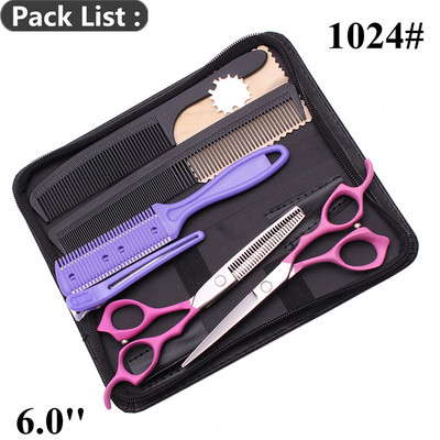 Hiar škare/škare za rezanje Profesionalne 6.0" Customize Logo Japanski čelik Visokokvalitetne brijačke škare za stanjivanje Salon 1024#