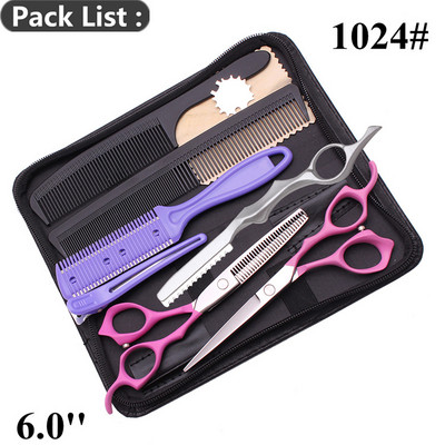 Hiar škare/škare za rezanje Profesionalne 6.0" Customize Logo Japanski čelik Visokokvalitetne brijačke škare za stanjivanje Salon 1024#