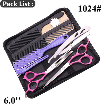 Hiar škare/škare za rezanje Profesionalne 6.0" Customize Logo Japanski čelik Visokokvalitetne brijačke škare za stanjivanje Salon 1024#