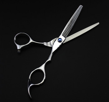 Професионален титан 6.0 5.5 ножици за подстригване бръснар изтъняване фризьорски ножици комплект ножици инструменти за оформяне Безплатна доставка