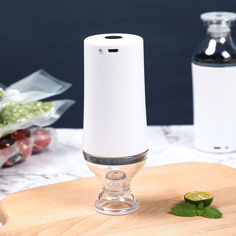 Nešiojamas maisto vakuuminis sandariklis Elektrinis vakuuminių siurblių rinkinys Sous Vide maišams Maisto konservavimui Daugkartiniai vakuuminiai maisto laikymo maišeliai