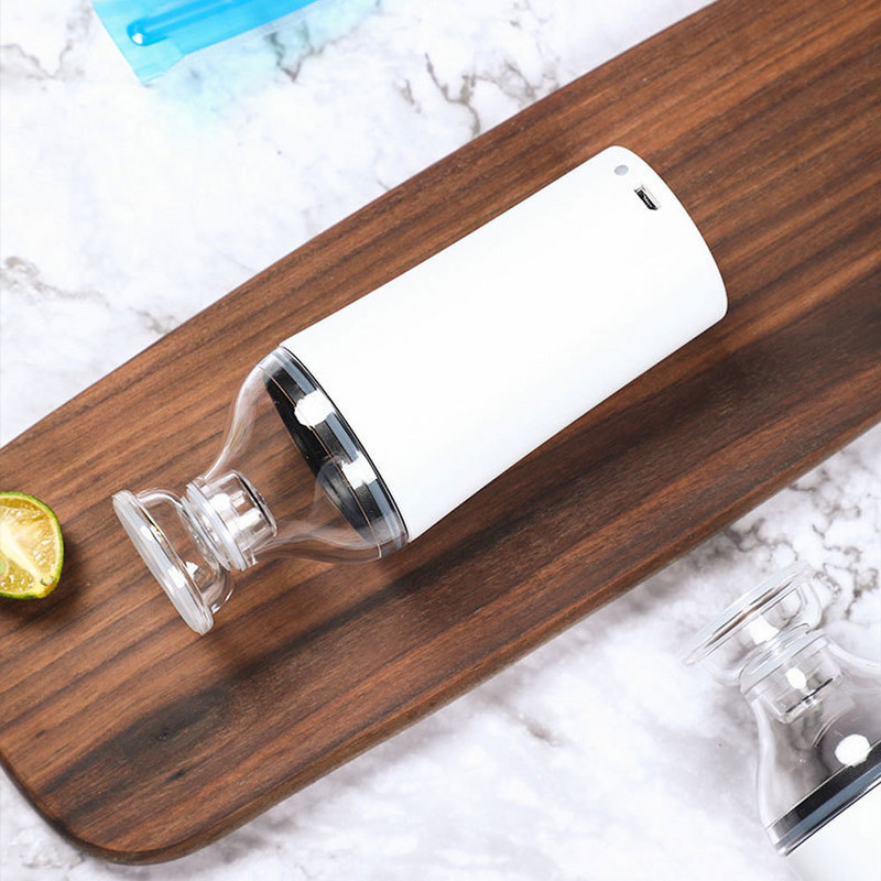 Nešiojamas maisto vakuuminis sandariklis Elektrinis vakuuminių siurblių rinkinys Sous Vide maišams Maisto konservavimui Daugkartiniai vakuuminiai maisto laikymo maišeliai