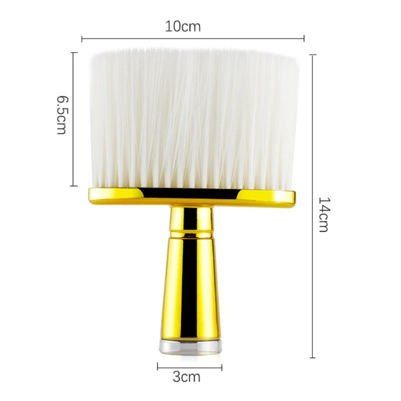 Sulaužytų plaukų šepetys Minkštas veido kaklo kirpimo plaukų valymo šepetys kirpyklos įrankis