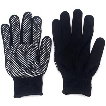 1 ζεύγος 1 ζεύγος ισιωτικό μαλλιών Perm curling Κομμωτική γάντι με δάχτυλα ανθεκτικά στη θερμότητα Εργαλεία styling περιποίησης μαλλιών Θερμικά γάντια