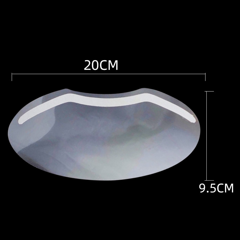 Skaidrios kaktos apsaugos ir akių apsaugos priemonės, kaukė plaukų dažymui, plaukų spalva, plaukų kirpimo žirklės ir plaukai, 100 lapų dėžutėje