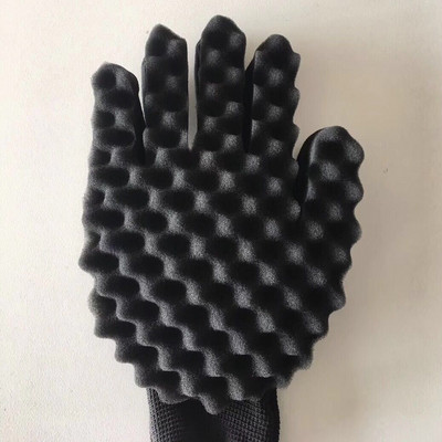 Afro Braid Styling Tool Fodrászkefe Göndör haj Hordozható Coil Home Wave Rugalmas Szivacs Kesztyű Ápoló Raszta Varázslatos