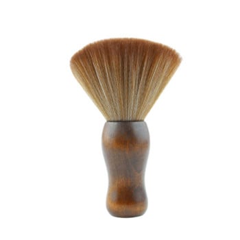 Μαλακή αντιολισθητική βούρτσα κοπής Bushy Washy Hair Swept Brush Ανθεκτική Ξύλινη Σαλόνι Λαιμός Duster Barber Εργαλεία κομμωτηρίου