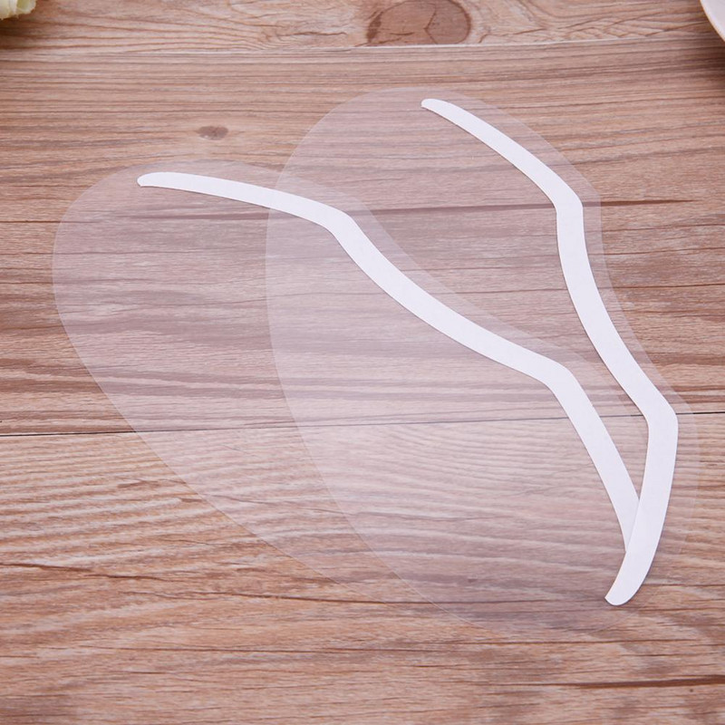 50 komada Brijački pribor Jednokratni lak za kosu za lice Zaštitna plastična maska za lice Zaštitni štitnik Jednokratni alati za oblikovanje kose