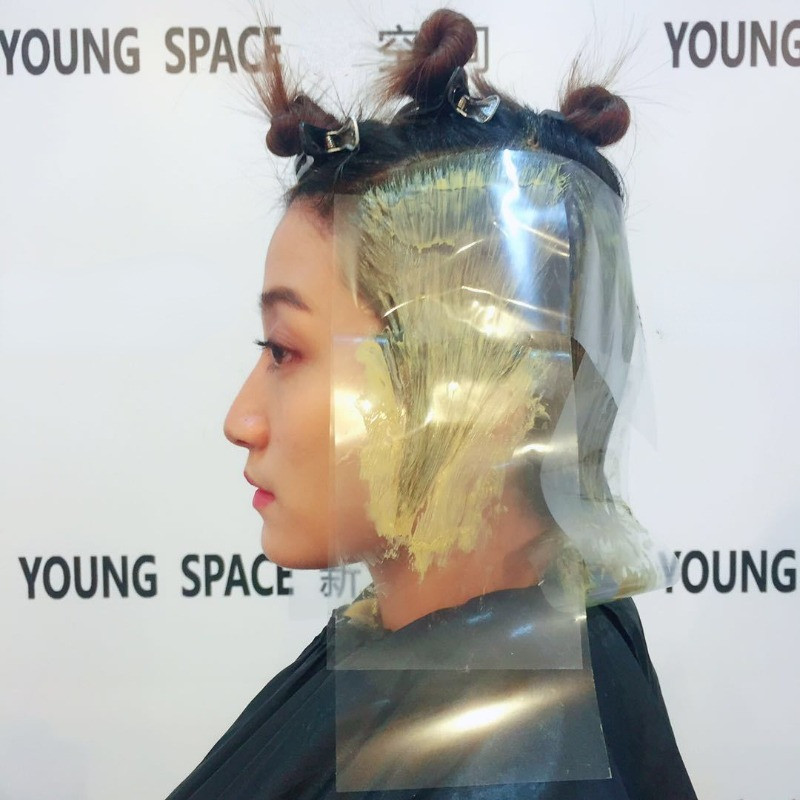 50 vnt./rinkinys Plaukų dažymo Meche lakštai Daugkartinio naudojimo plaukų spalvos folija Alternatyvūs plaukų dažymo popierius balayage įrankiai