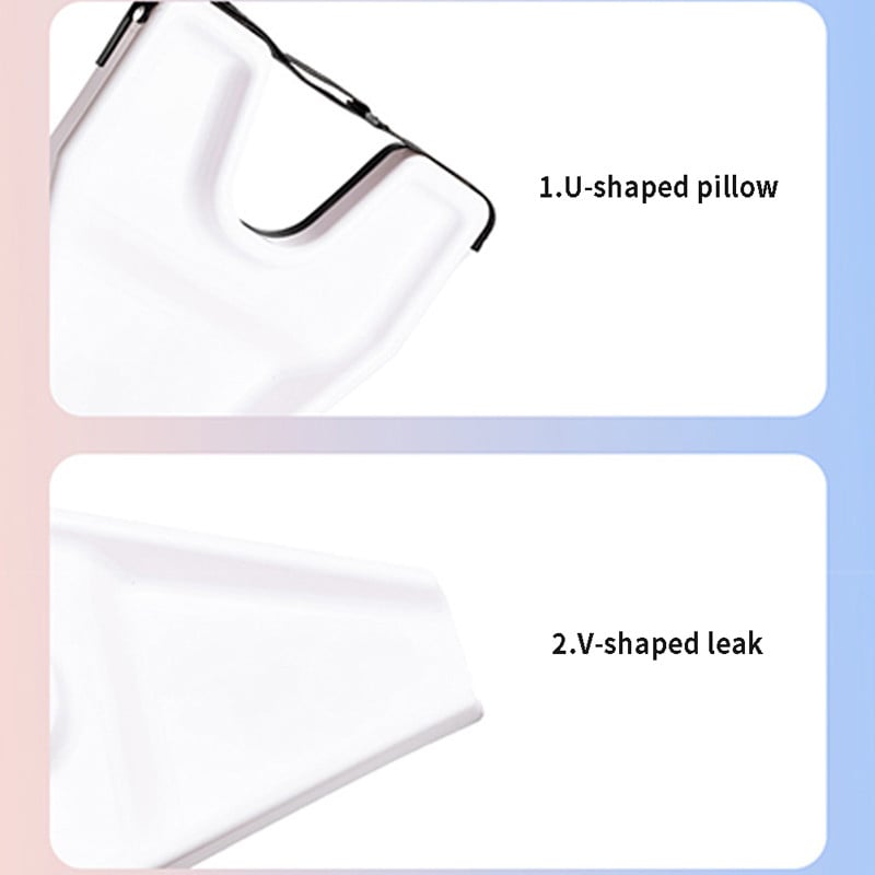 Nešiojamas plaukų plovimo plovimo padėklas, kriauklės kaklo atramos, skirtas salono kirpykloms