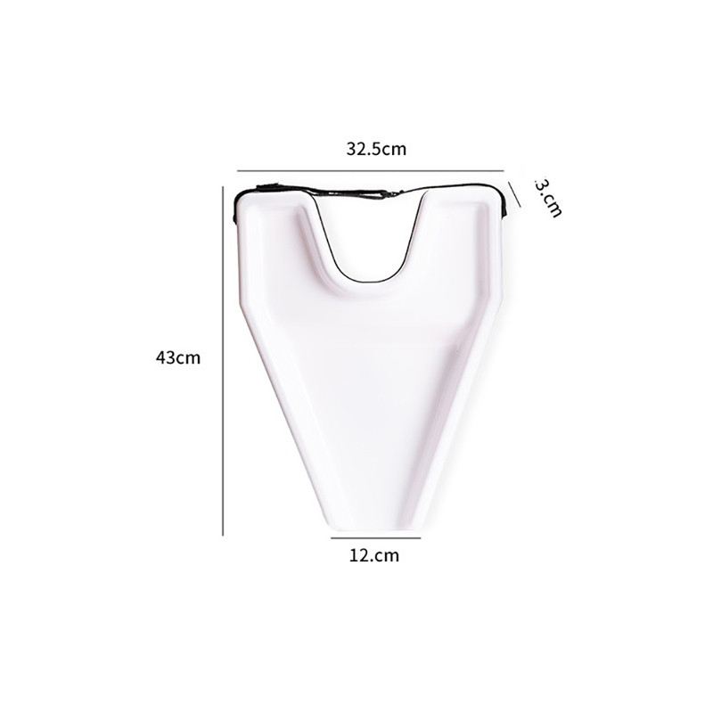 Nešiojamas plaukų plovimo plovimo padėklas, kriauklės kaklo atramos, skirtas salono kirpykloms