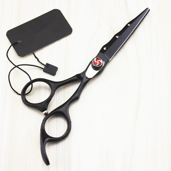 професионална япония 440c 6 \'\' черни ножици за подстригване бръснарски makas cut ножици за подстригване изтъняващи ножици фризьорски ножици