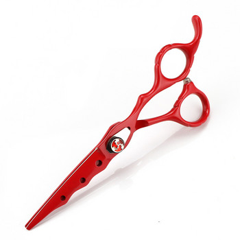 Професионална стомана jp 440c 6 \'\' 7 цвята Flame gem ножици за коса рязане бръснар подстригване изтъняване ножици фризьорски ножици