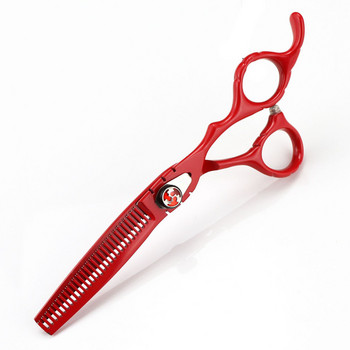 Професионална стомана jp 440c 6 \'\' 7 цвята Flame gem ножици за коса рязане бръснар подстригване изтъняване ножици фризьорски ножици