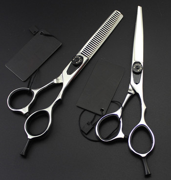 Най-висок клас професионални 440c 6-инчови ножици за коса ножици за подстригване изтъняване ножици за подстригване ножици за рязане фризьорски ножици