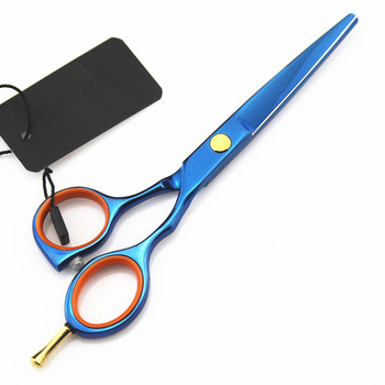 професионална япония 440c 5,5 инча сини ножици за коса фризьорски ножици makas ножици за подстригване фризьорски ножици