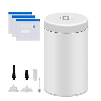 Belaidis dvigubos paskirties oro siurblys maisto oro ištraukimo ir pripūtimo vakuuminiam aparatui, maisto taupymo maišeliai vakuuminiam sandarikliui