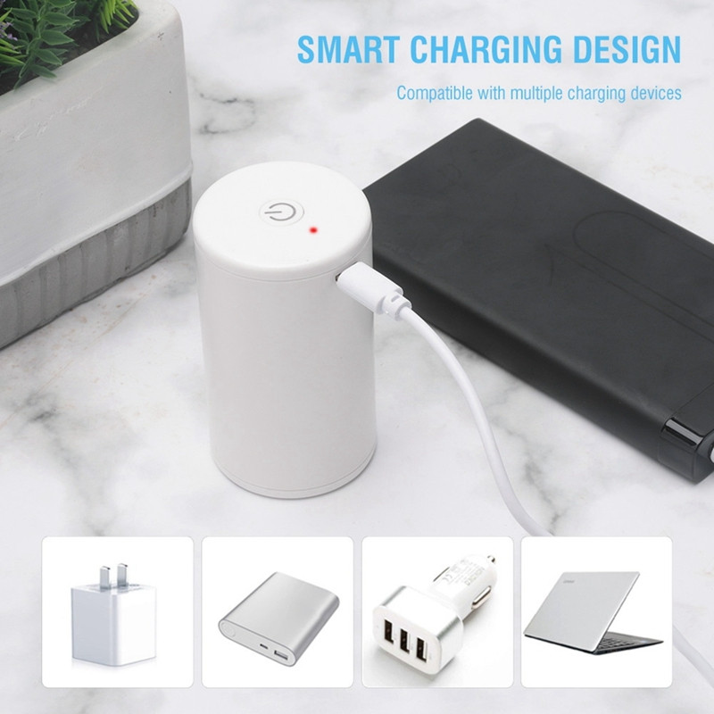 Belaidis dvigubos paskirties oro siurblys maisto oro ištraukimo ir pripūtimo vakuuminiam aparatui, maisto taupymo maišeliai vakuuminiam sandarikliui