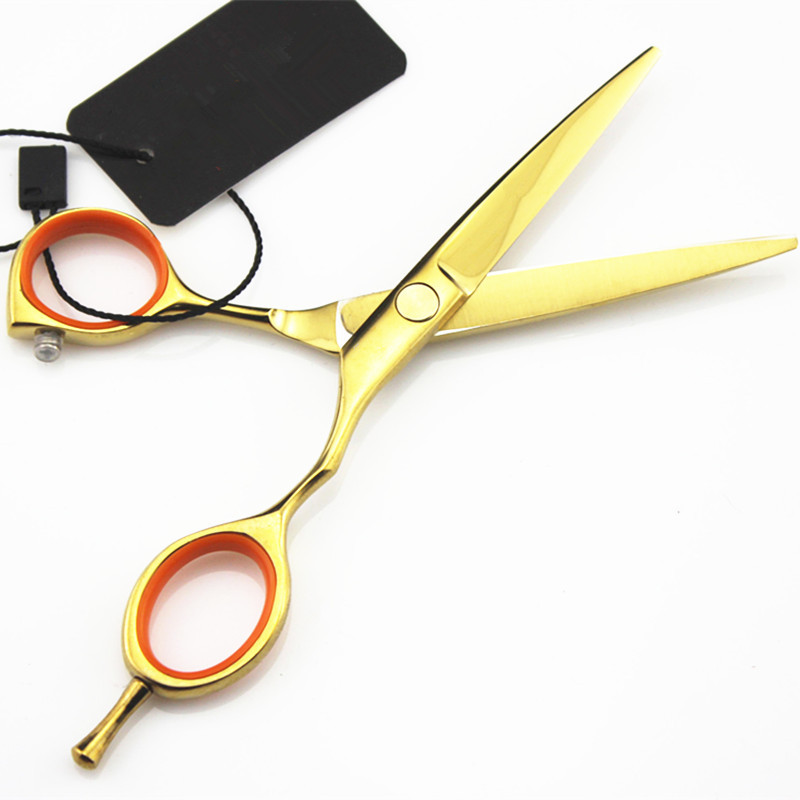 profesionalne japan 440c 5,5 inčne zlatne škare za kosu brijač makas škare za šišanje škare za stanjivanje frizerske škare