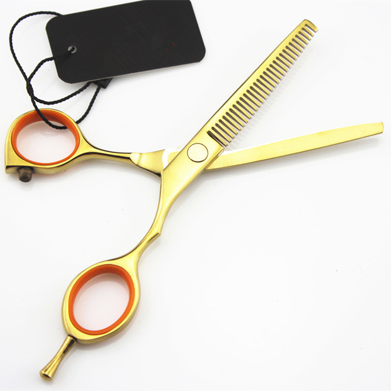 profesionalne japan 440c 5,5 inčne zlatne škare za kosu brijač makas škare za šišanje škare za stanjivanje frizerske škare