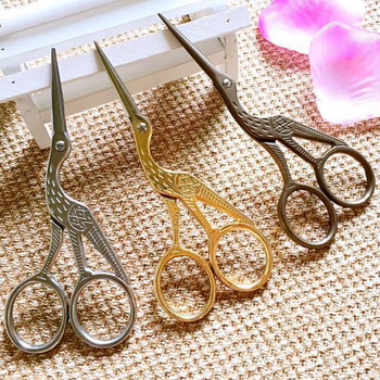 Нови 4,5-инчови фризьорски ножици във формата на златен жерав, фризьорски ножици, ножици за коса, безплатна доставка