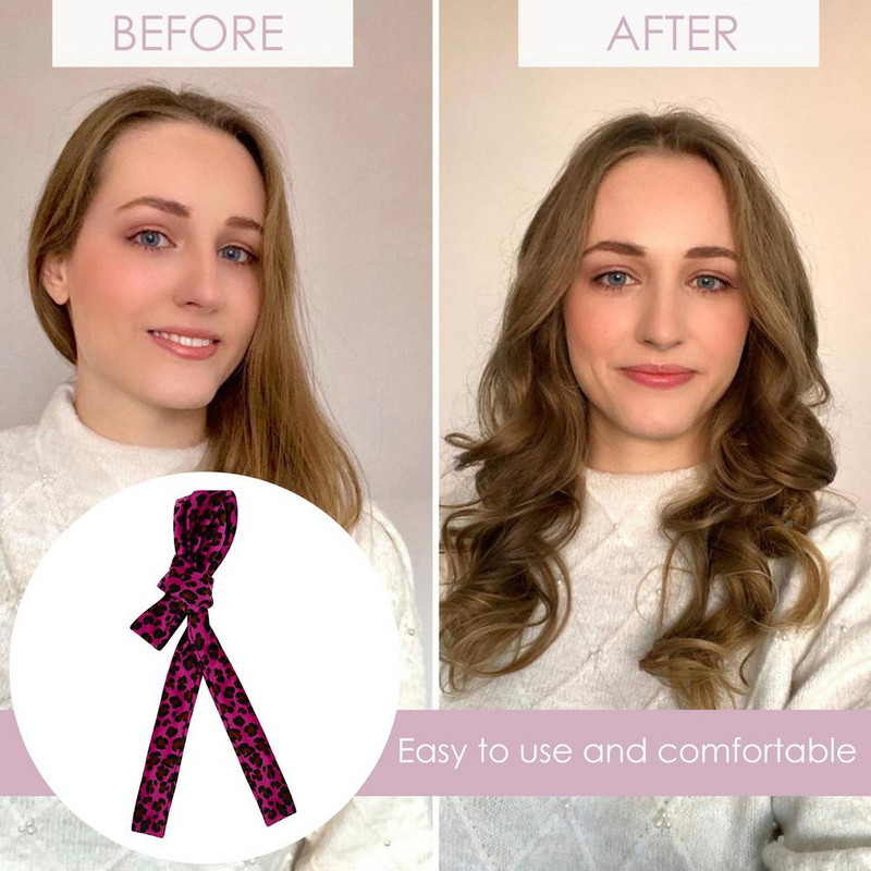 Matu rullītis bezkarsējošs matu ruļlis gariem matiem, karstumam drošs un draudzīgs matu lokošanai ar lenti zīda lokošanai