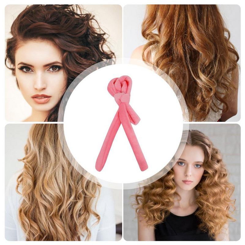 Matu rullītis bezkarsējošs matu ruļlis gariem matiem, karstumam drošs un draudzīgs matu lokošanai ar lenti zīda lokošanai