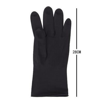 1 pár újrafelhasználható hajfestő kesztyű fodrászat színező kesztyű fodrász vastagabb gumikesztyű hajformázó eszközök szalon kiegészítők