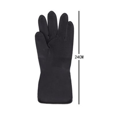 1 pár újrafelhasználható hajfestő kesztyű fodrászat színező kesztyű fodrász vastagabb gumikesztyű hajformázó eszközök szalon kiegészítők