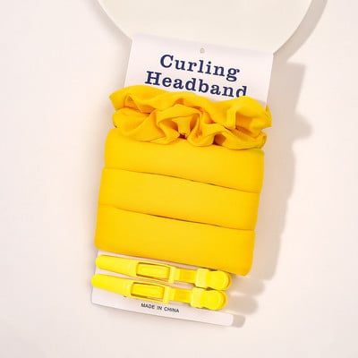 Fleksibilna šipka za uvijanje kose Lazy Sleep Heatless šipka za uvijanje kose Traka za glavu Wave Former Magic Wave Uvijač za kosu Alat za izradu uvijača za kosu