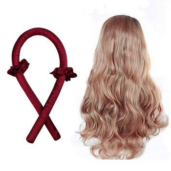 Heatless Curling Rod Headband Wave No Heat Curls Μεταξωτή κορδέλα Lazy curler Hair Rollers Soft Wave Hair Styling