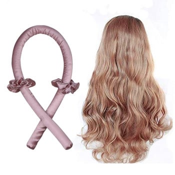 Heatless Curling Rod Headband Wave No Heat Curls Μεταξωτή κορδέλα Lazy curler Hair Rollers Soft Wave Hair Styling