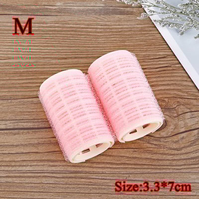 2 KOM. Pahuljasti uvijači za kosu Frizerski samoljepljivi uvijači za kosu DIY Alati za oblikovanje kose Štap za uvijanje bez zagrijavanja Lazy Bangs uvijač