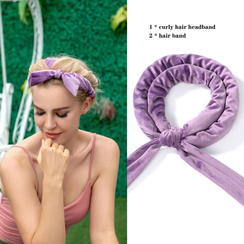 Nova šipka za uvijanje kose bez zagrijavanja Alati za uvojke za kosu bez zagrijavanja Mekani frizerski uvijač za kosu i sjajnu kosu Dodatak za kosu Y6F7