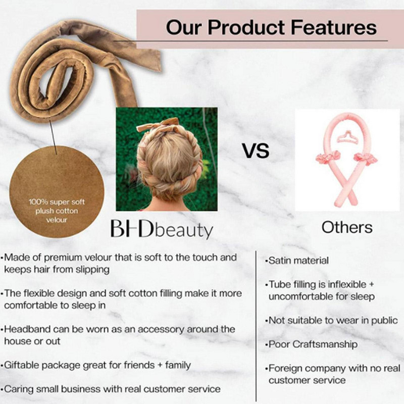 Nova šipka za uvijanje kose bez zagrijavanja Alati za uvojke za kosu bez zagrijavanja Mekani frizerski uvijač za kosu i sjajnu kosu Dodatak za kosu Y6F7