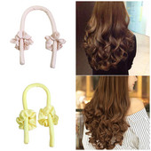 Ζεστό! Heatless μπούκλα κεφαλόδεσμος χωρίς μπούκλες θερμότητας Κορδέλα κύλινδροι για τα μαλλιά Sleeping Soft Headband Hair curlers DIY Hair Styling Tools