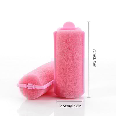 Čarobni spužvasti pjenasti valjci za kosu Uvijači za oblikovanje Mekani spužvasti pjenasti jastučići Valjci za kosu Uvijači DIY kovrče Frizerski alat