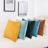 Reducere caldă husă de pernă din catifea de culoare solidă husă de pernă de canapea cu dimensiuni multiple, marca de decorare de Crăciun, dropshipping