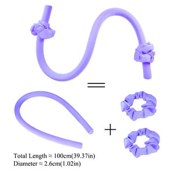 Маши за коса без нагряване Лента за глава Lazy Curler Копринена лента за къдрене на коса без нагряване Инструмент за оформяне на къдрава коса boucleur cheveux C0022A