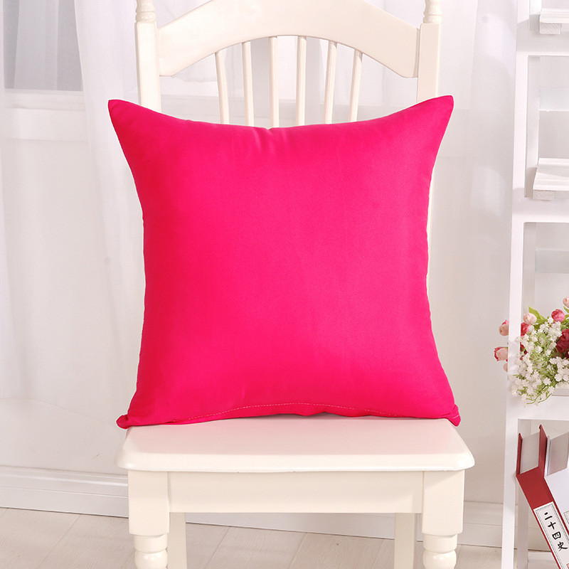 YWZN Candy Color párnahuzat egyszínű dobópárnahuzat Candy Color dekoratív párnahuzat funda de almohada kussensloop