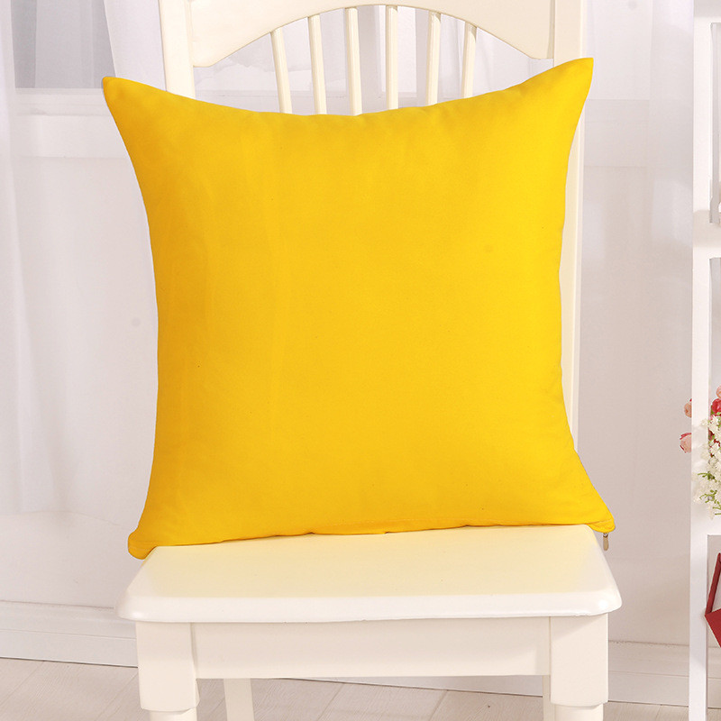 YWZN Candy Color párnahuzat egyszínű dobópárnahuzat Candy Color dekoratív párnahuzat funda de almohada kussensloop